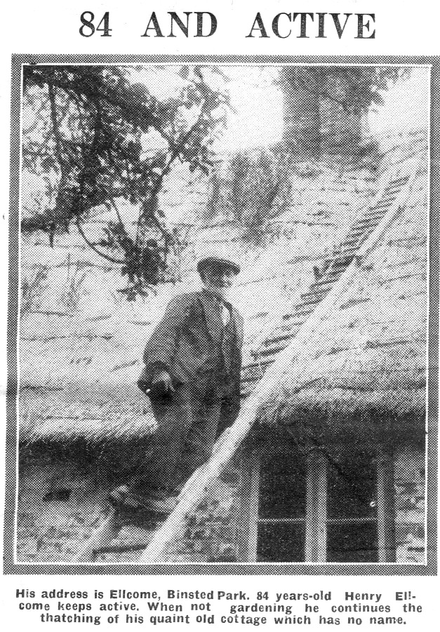 Henry Ellcombe thatching